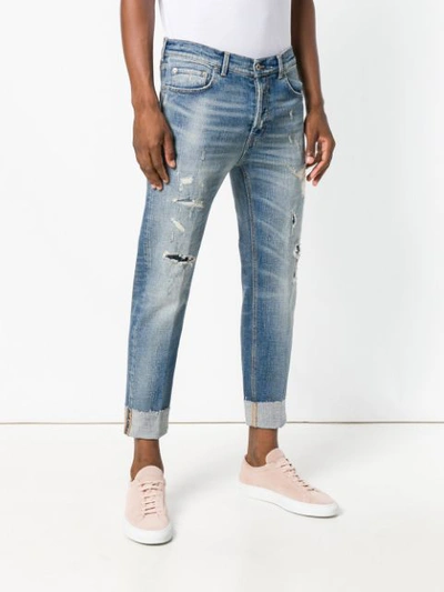 Shop Dondup Stonewashed Jeans - Blue