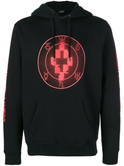 Shop Marcelo Burlon County Of Milan Never Sleep Hoodie - Black