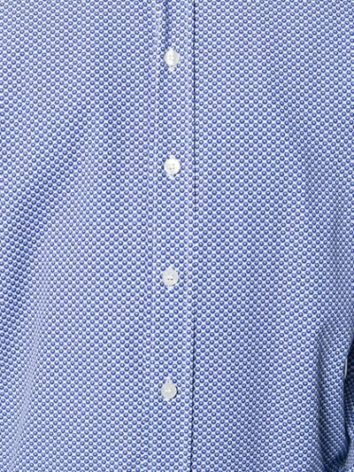 Shop Etro Geometric Long-sleeve Shirt In Blue