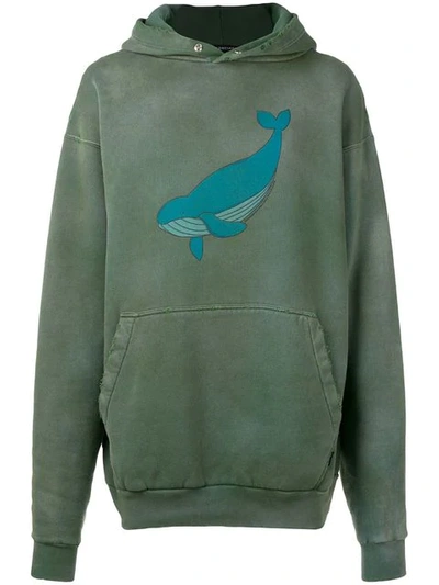 Balenciaga Oversized Whale Hoodie In Green ModeSens