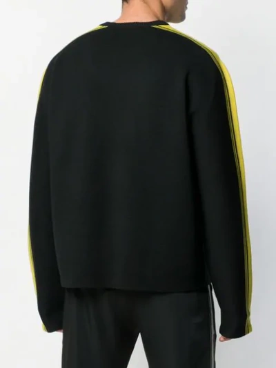 Shop Joseph Crew Neck Sweater In Black