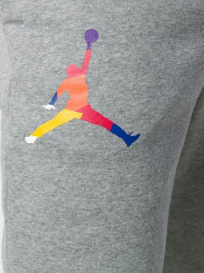 Shop Nike Jordan Dna Track Pants In Grey