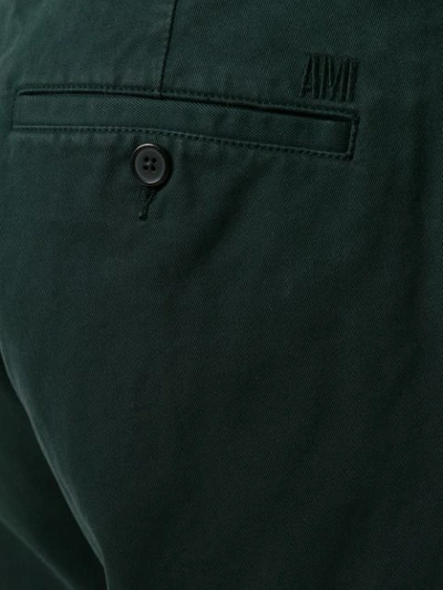 Shop Ami Alexandre Mattiussi Chino Trousers In Green