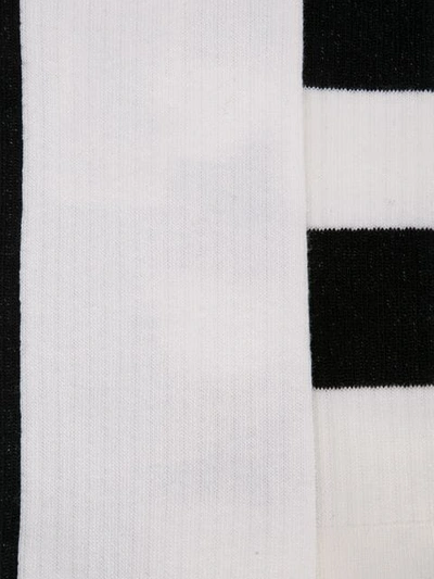 Shop Rick Owens Drkshdw Contrasting Panel Socks In 119