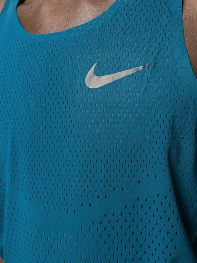 Shop Nike Mesh Vest - Blue