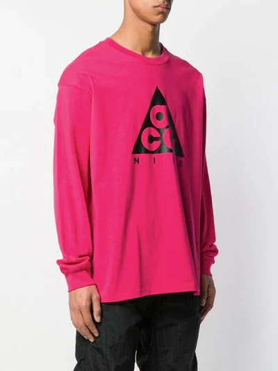 Shop Nike Acg Long In Pink