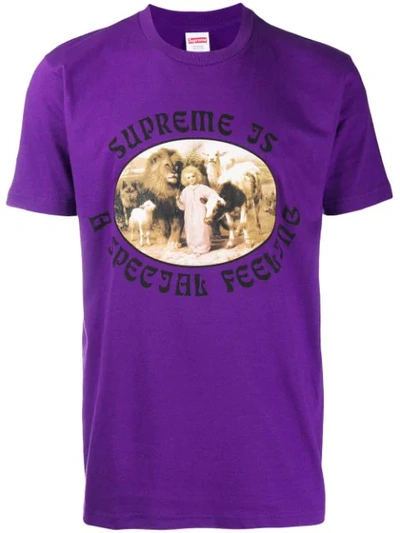 Shop Supreme Feeling Tee In Purple