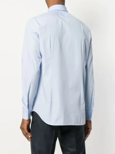 Shop Alessandro Gherardi Long Sleeved Shirt In Blue