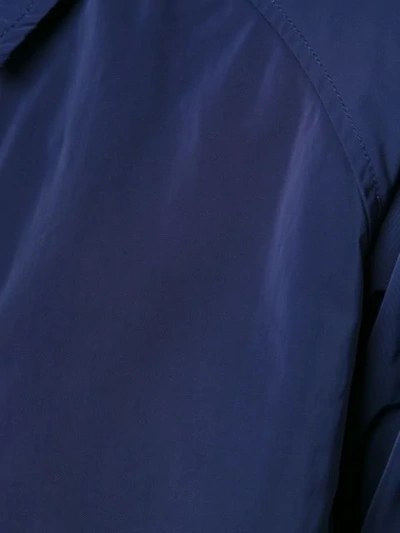 321 Coach Drawstring Buttoned Jacket In Blue
