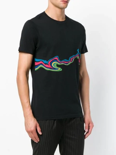 Shop Ps By Paul Smith Printed T-shirt - Black