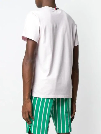 Shop Thom Browne Relaxed Jersey Tee In Pink