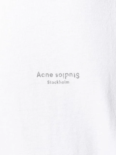 Shop Acne Studios Garment Dyed T-shirt In White