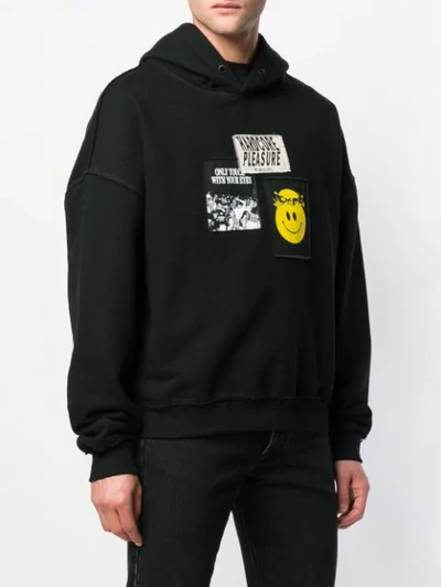 Shop Misbhv Appliqué Patch Hoodie - Black