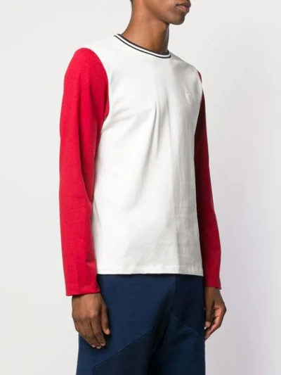 Shop Acne Studios Long-sleeved T-shirt In White