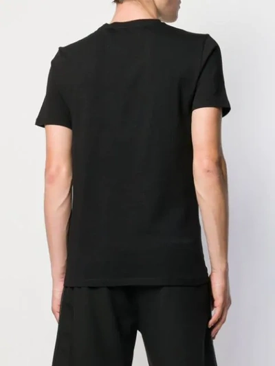 Shop Plein Sport Contrast Logo T-shirt In Black