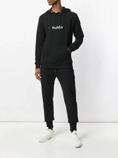 Shop Blood Brother Fraud Hoodie In Black