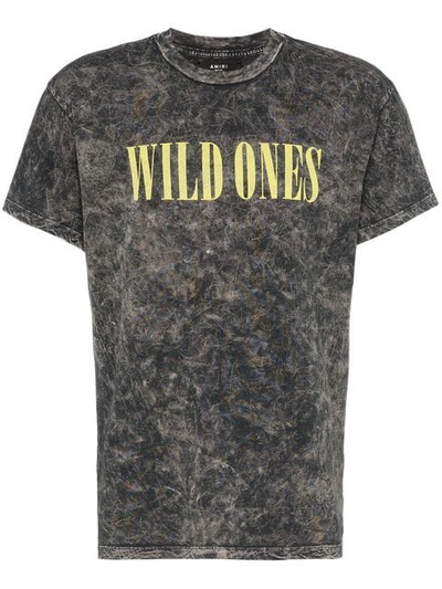 Shop Amiri Wild Ones Cotton T In Black