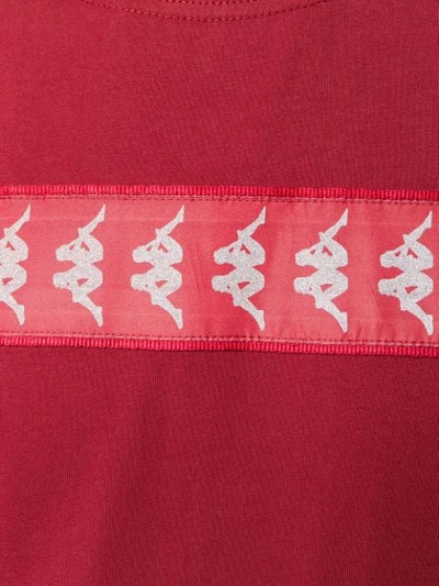 Shop Kappa Logo Stripe T In Red