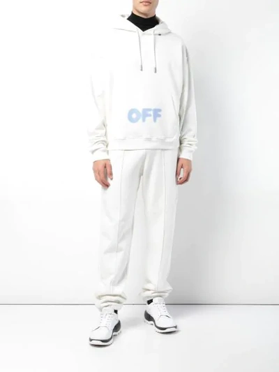 Shop Off-white Squiggle Print Track Pants