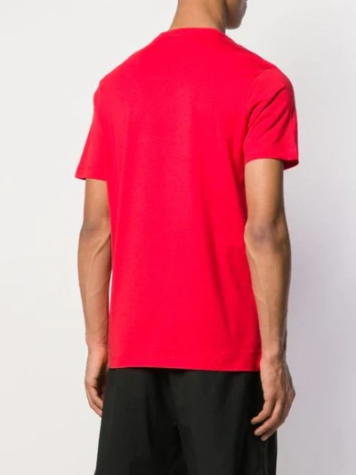 Shop Paul & Shark Logo Patch T-shirt In Red