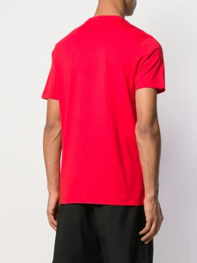 Paul & Shark Round-necked T-shirt In Red
