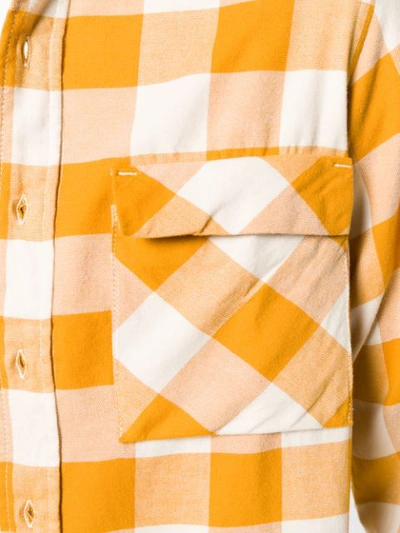 Shop President's Vespa Checked Shirt - Yellow