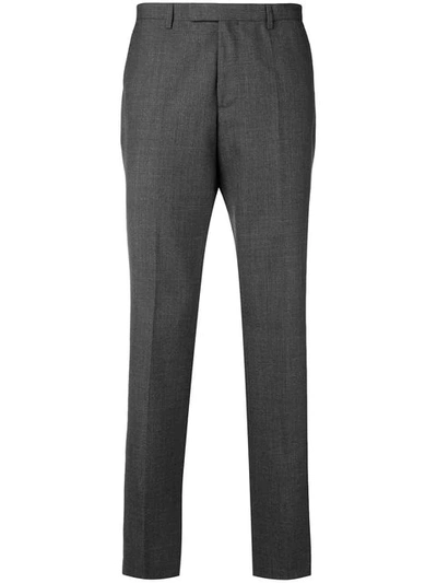 Shop Hugo Boss Classic Tailored Trousers In Grey