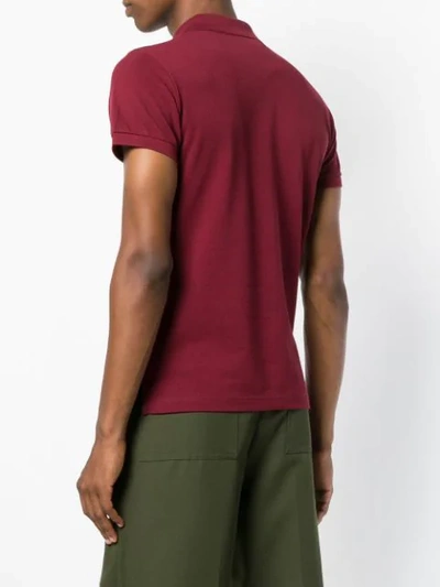 Shop Etro Polo Shirt In Red