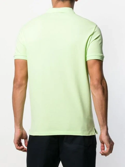 Shop Emporio Armani Classic Polo Shirt In Green