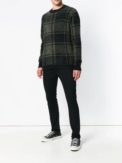 Shop Overcome Distressed Jumper In Green
