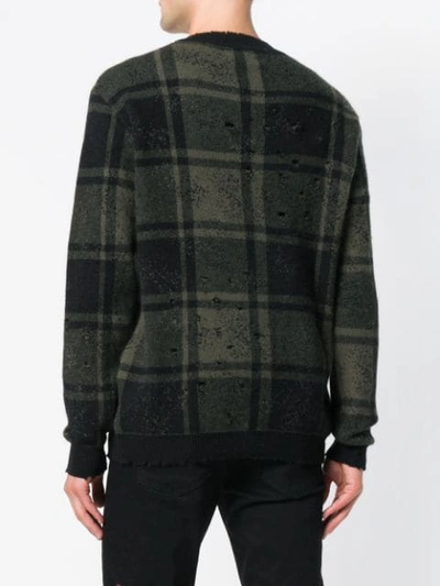 Shop Overcome Distressed Jumper In Green