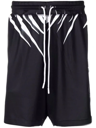 Shop Adidas Originals By Alexander Wang Track Shorts In Black