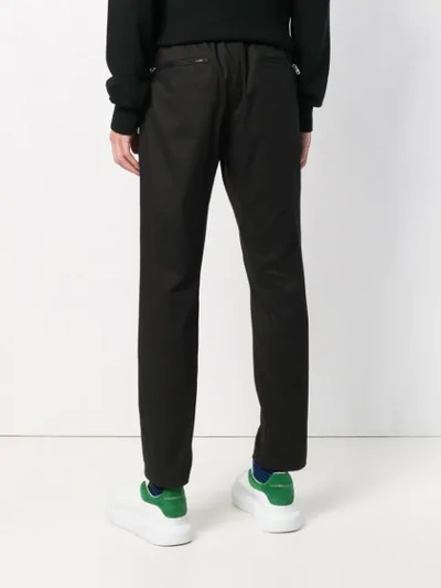 Shop Dolce & Gabbana Basic Drawstring Track Pants In Black