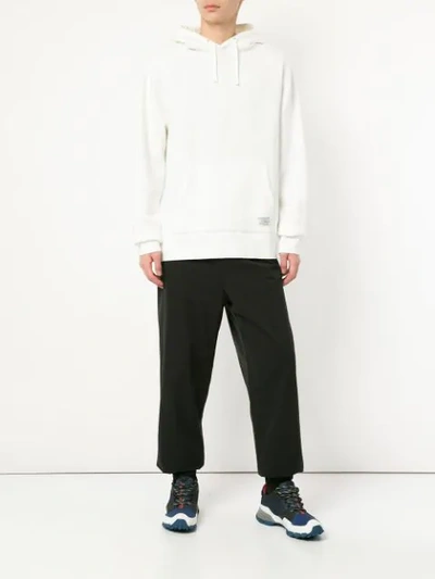 Shop Makavelic Soft Warm Hoodie In White