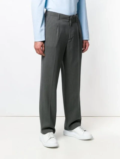 Shop Our Legacy Straight Leg Trousers In Grey