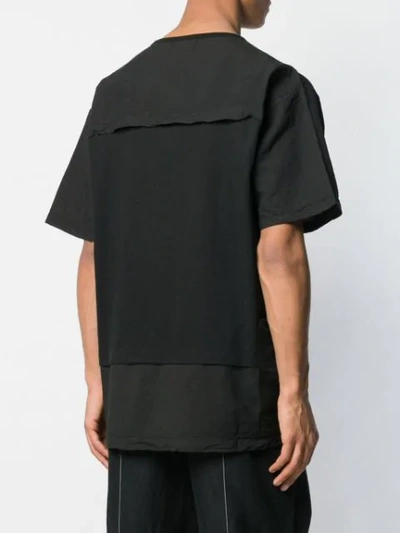 Shop Andrea Ya'aqov Tiered Oversized T In Black