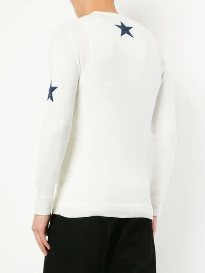 Shop Guild Prime Stars Knit Sweater In White