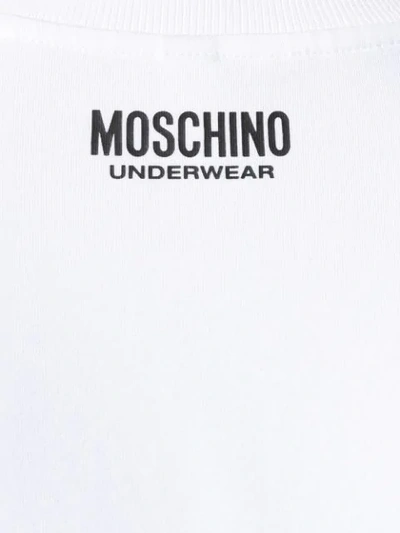 MOSCHINO LOGO T恤 - 白色