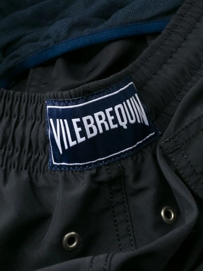 Shop Vilebrequin Mid-rise Swim Shorts - Black