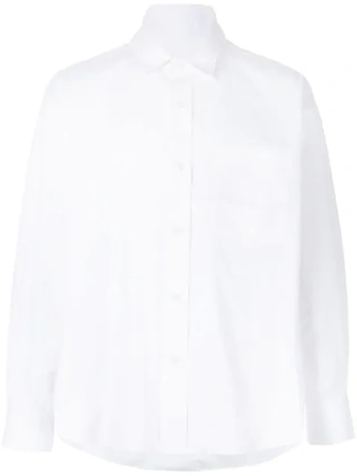 Shop Wooyoungmi Oversized Shirt In White