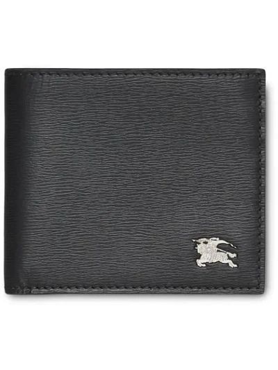 Shop Burberry London International Bifold Wallet In Black