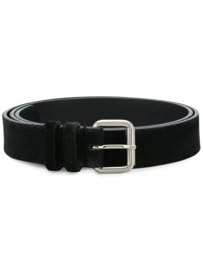 Shop Dondup Buckle Belt - Black