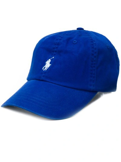 Shop Lauren Ralph Lauren Logo Cap - Blue