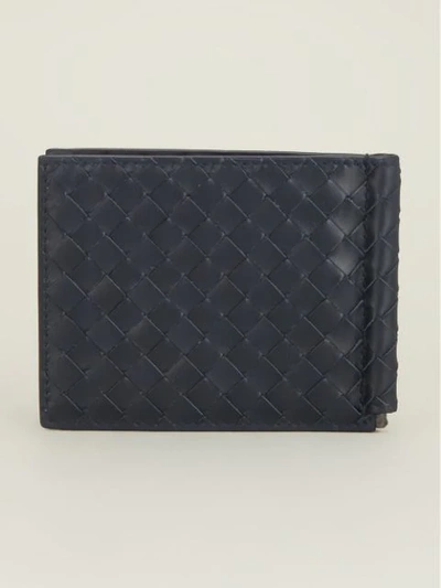 Shop Bottega Veneta Light Tourmaline Bi-fold Wallet In 4013