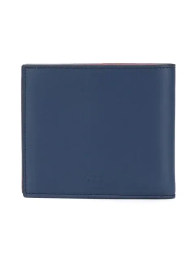 Shop Fendi Bag Bugs Bifold Wallet In Blue
