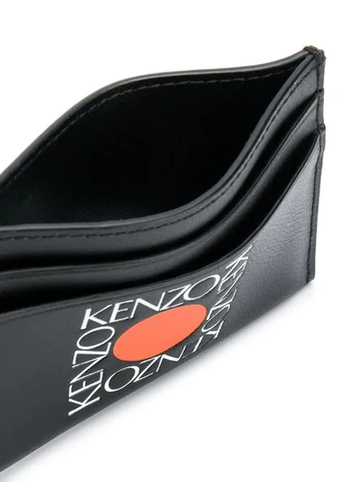 Shop Kenzo Square Logo Cardholder In Black