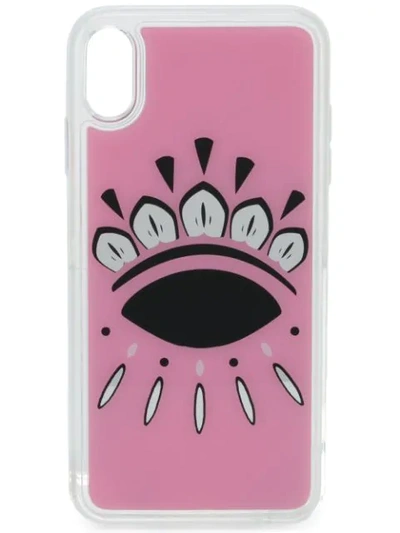 Shop Kenzo Eye I-phone Xs Max Case In Pink