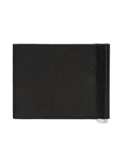 Shop Prada Saffiano Bifold Wallet - Black