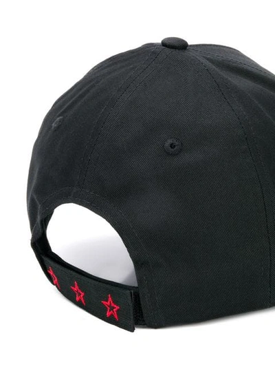 Shop Philipp Plein Gothic Logo Baseball Cap In Black