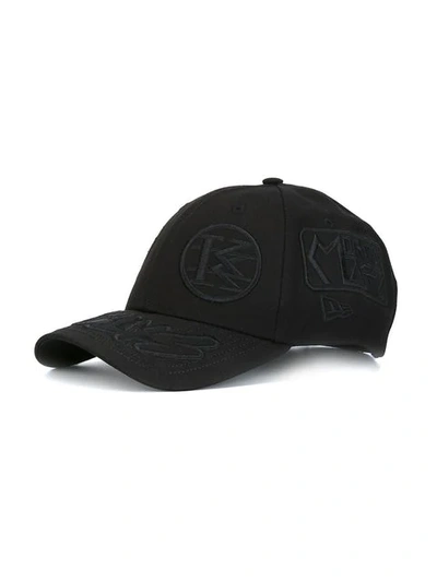 Shop Ktz Embroidered Baseball Cap In Black